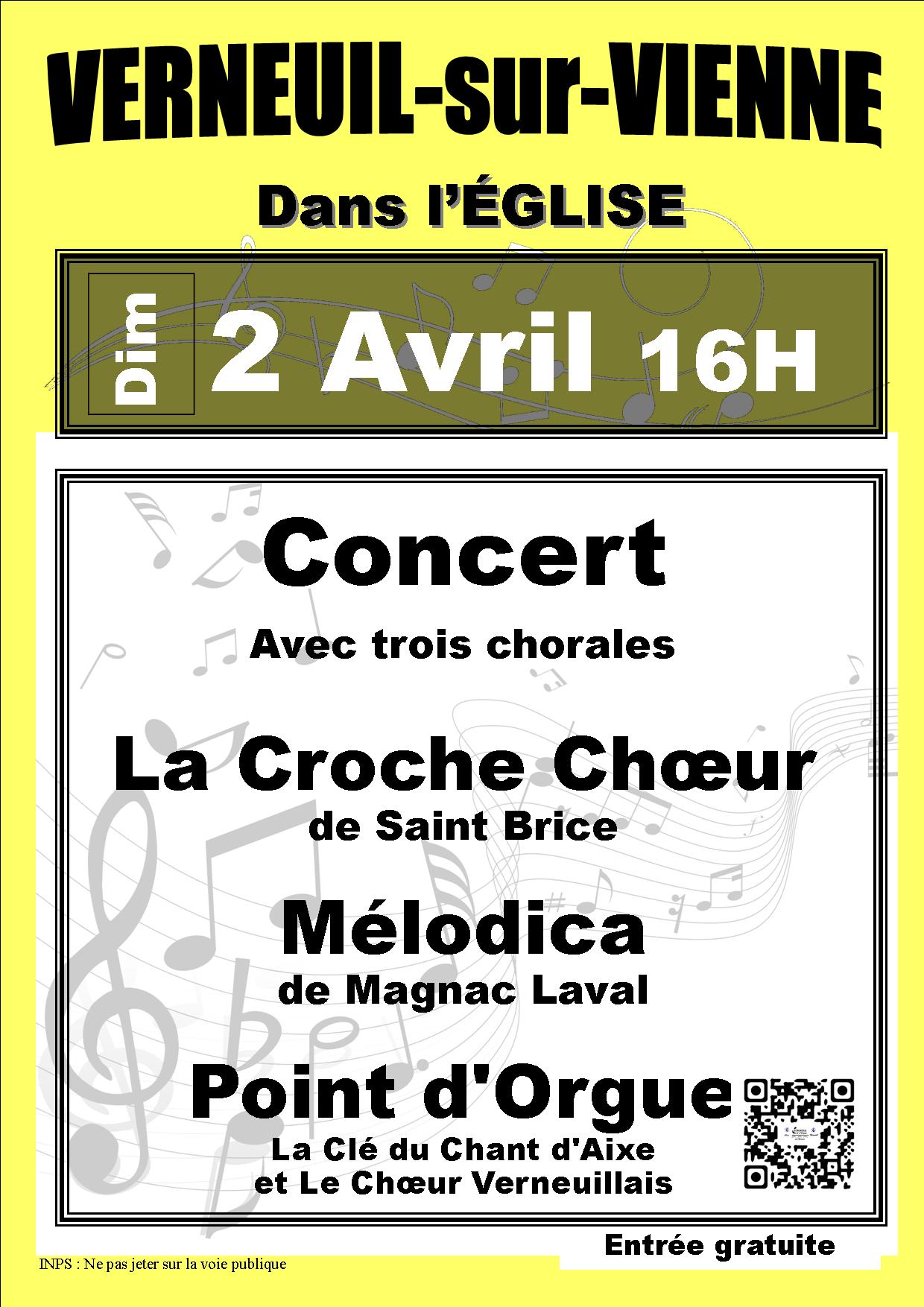 Concert 2 Avril